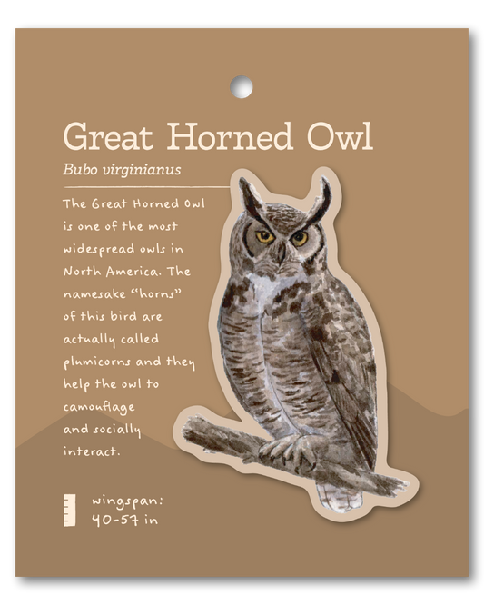 Great Horned Owl Sticker
