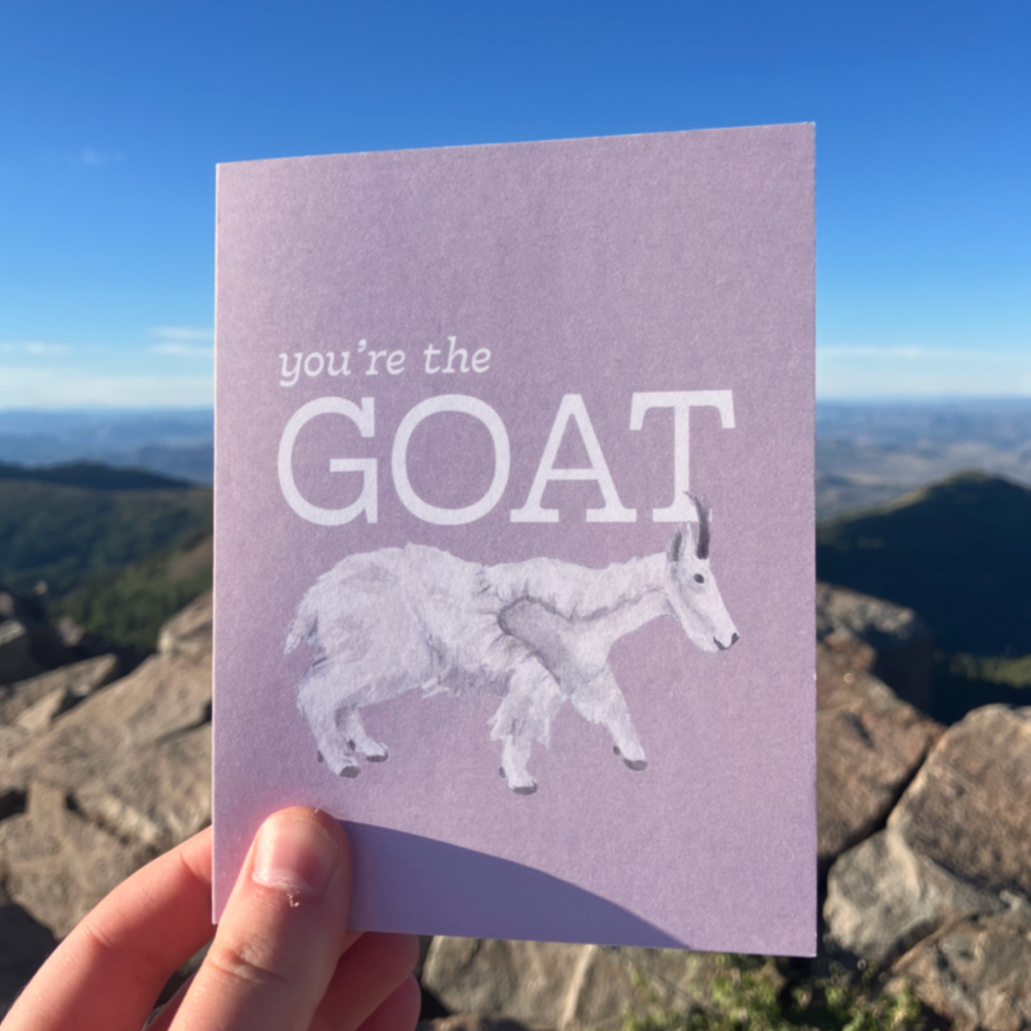 You're the GOAT Card