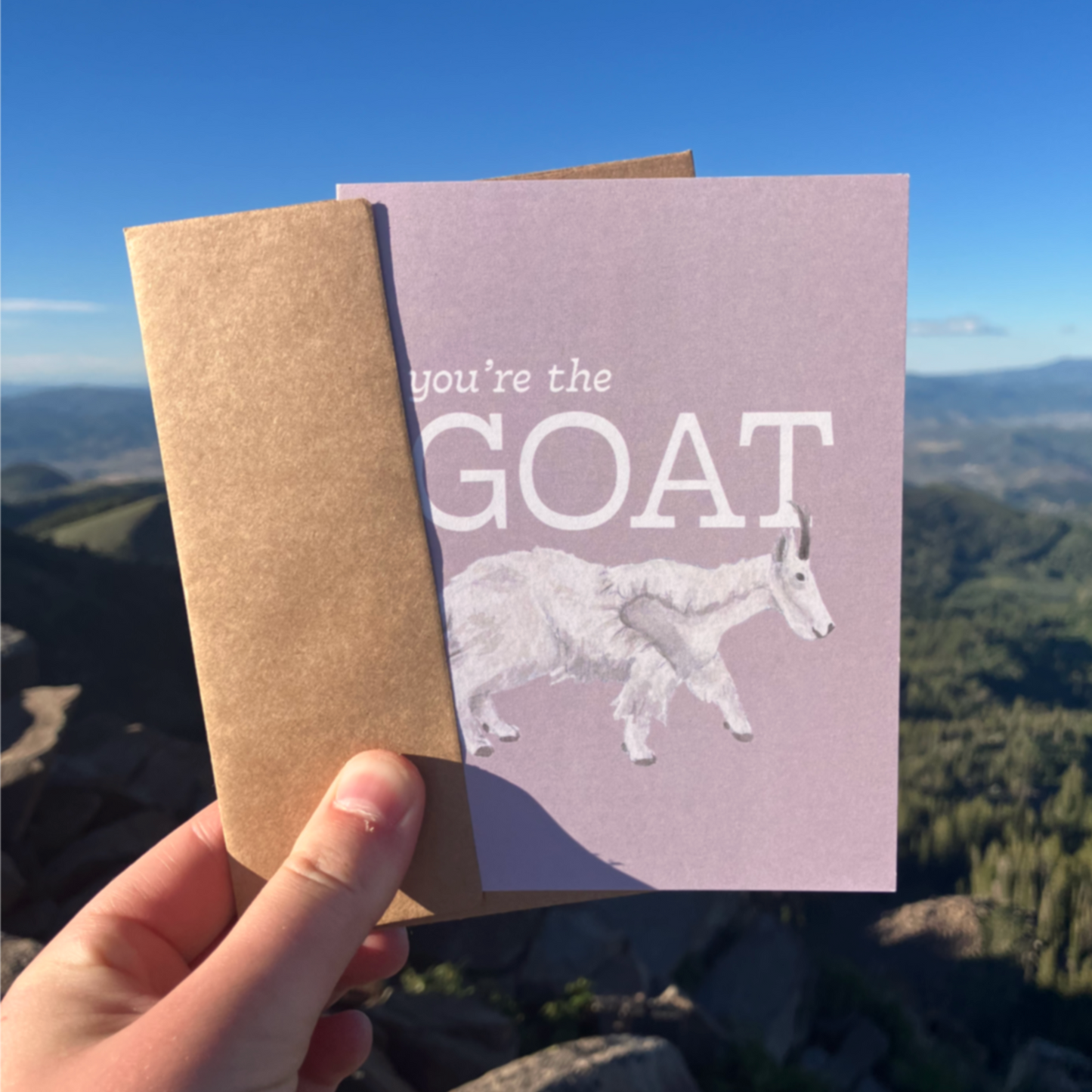 You're the GOAT Card