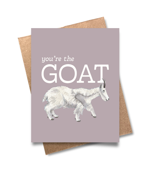 You're the GOAT Card